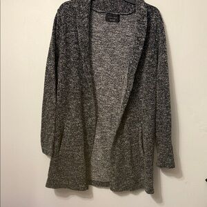 ZARA Cardigan Eddie Bauer Charcoal Open-Front